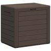 vidaXL Puutarhan varastoarkku ruskea 58,5x46x55 cm polypropeeni