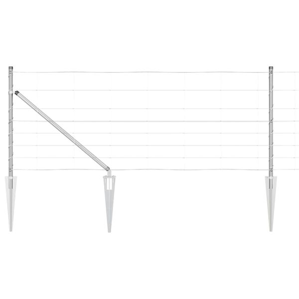 vidaXL Aitalatu Galvanoitu 100 x 0,8 m Ter&auml;s