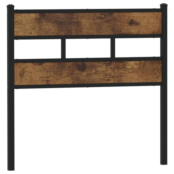 vidaXL Vaihdettava s&auml;ngynp&auml;&auml;ty savutammi 75 cm rauta ja tekninen puu