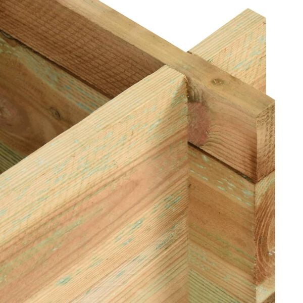 vidaXL Istutuslaatikko kyll&auml;stetty m&auml;nty 80 cm