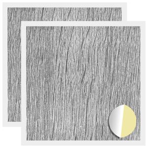 vidaXL Itsekiinnittyv&auml; ruuvikansi 2 pcs Harmaa Sonoma &Oslash; 20 x 0,5 mm