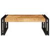 vidaXL Kylpyhuoneshelf Ruskea 65 x 50 x 23 cm Kovan karkean mangopuun