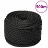 vidaXL Ty&ouml;k&ouml;ysi musta 10 mm 500 m polypropeeni