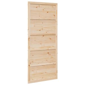 vidaXL Ladon Ovi 90 x 2,5 x 208 cm T&auml;ysi m&auml;nty Luonnollinen