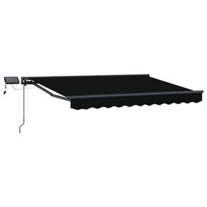 vidaXL Manuaalinen markiisin runko LED-valoilla 3 x 2,5 m