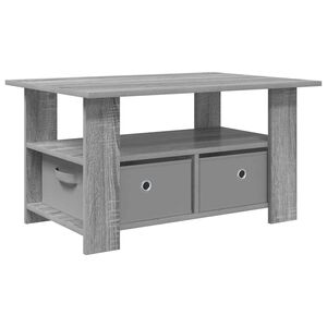 vidaXL Sohvap&ouml;yt&auml; Harmaa Sonoma 77 x 55 x 42 cm Tekninen puu