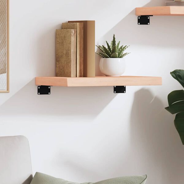 vidaXL Sein&auml;hylly 40x30x(2-4) cm k&auml;sittelem&auml;t&ouml;n t&auml;ysi tammi