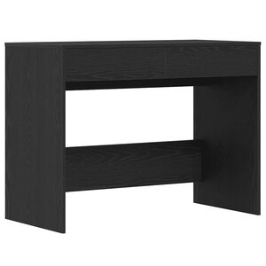 vidaXL Ty&ouml;p&ouml;yt&auml; musta tammi 101x50x76,5 cm tekninen puu