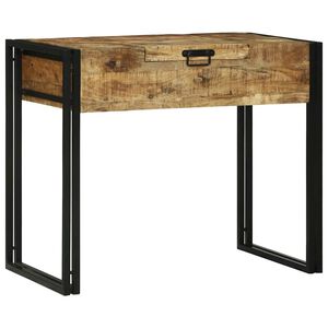 vidaXL Makuuhuoneen meikkip&ouml;yd&auml;t Ruskea 90 x 50 x 75 cm T&auml;ysi Mangopuu