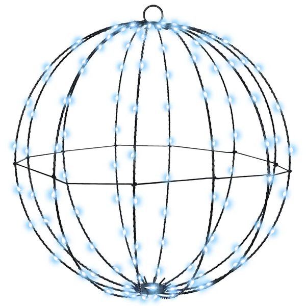 vidaXL Pallo Kylm&auml; valkoinen 50,5 x 50,5 x 52 cm Metalli