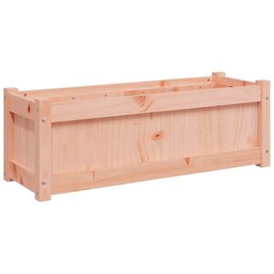 vidaXL Ulkokukkalaatikko 90x31x31 cm t&auml;ysi douglaskuusi