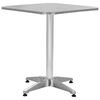 vidaXL Puutarhap&ouml;yt&auml; hopea 60x60x70 cm alumiini
