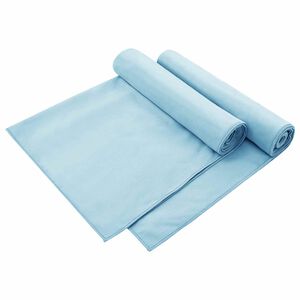 vidaXL Ulkotuolipyyhkeet 2 kpl Sininen 130 x 60 cm