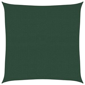 vidaXL Aurinkopurje 160 g/m&sup2; tummanvihre&auml; 4,5x4,5 m HDPE