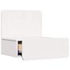 vidaXL Yöpöytä laatikon kanssa Valkoinen 44 x 32,5 x 40 cm Täysi mänty