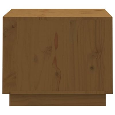 vidaXL Sohvapöytä hunajanruskea 120x50x40,5 cm täysi mänty