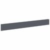 vidaXL Nurmireunus 50 kpl 100 x 12 cm Ter&auml;s Antrasiitti