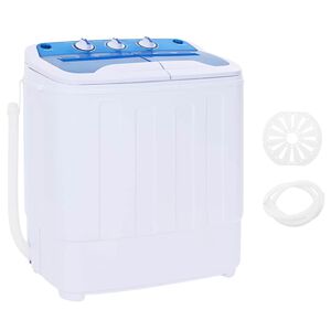 vidaXL Minipesukone Kaksi rumpua 5,6 kg