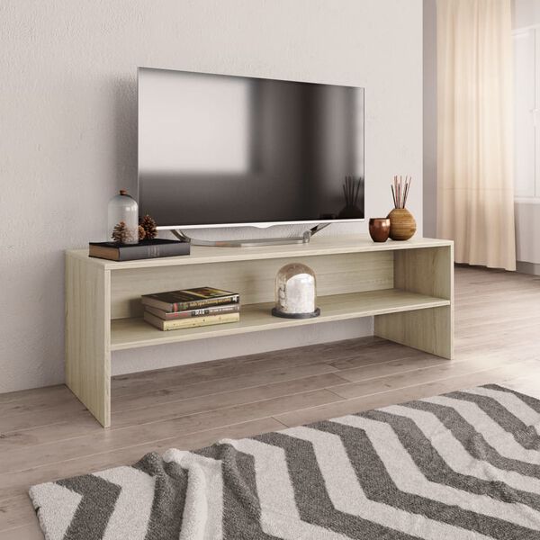 vidaXL TV-taso Sonoma tammi 120x40x40 cm tekninen puu