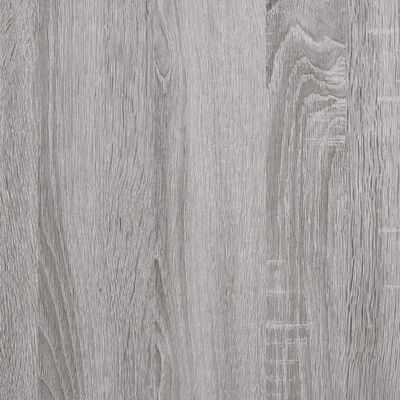 vidaXL Sohvapöytä harmaa Sonoma 100x40x40 cm tekninen puu