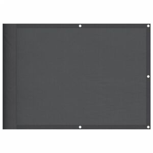 vidaXL Parvekesuoja antrasiitti 75x700 cm 100% Oxford polyesteri