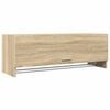 vidaXL Vaatekaappi Sonoma-tammi 100x32,5x35 cm tekninen puu