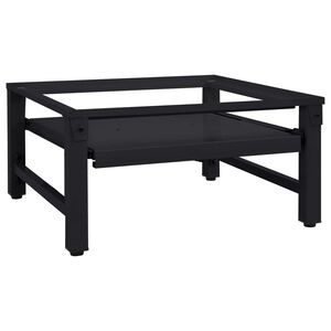 vidaXL Pesukoneen jalusta Musta 62 x 60,5 x 32,5 cm Ter&auml;s
