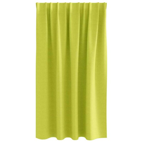 vidaXL Pimentävä verho renkailla 2 pcs Vihreä 140 x 140 cm Polyesteri