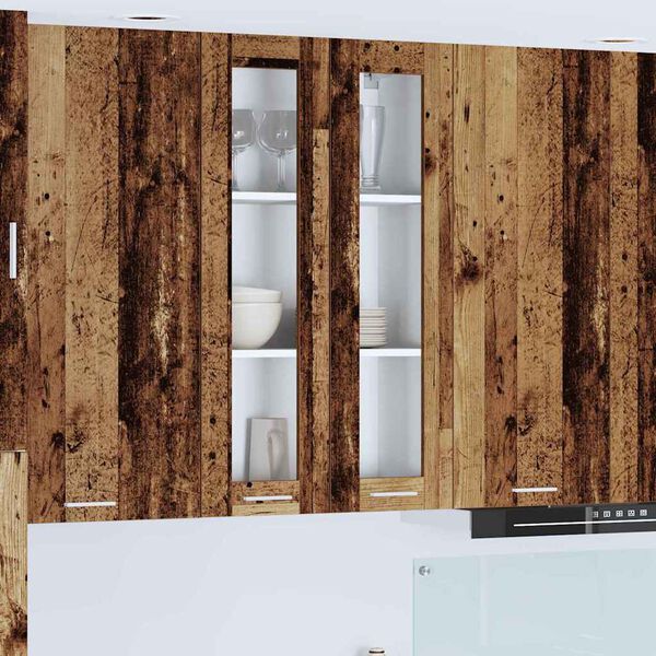 vidaXL Henkarikaappi ovella Vanha puu 60 x 31 x 100 cm Tekninen puu