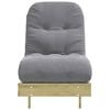 vidaXL Futon vuodesohva patjalla 60x206x11 cm kyll&auml;stetty m&auml;nty