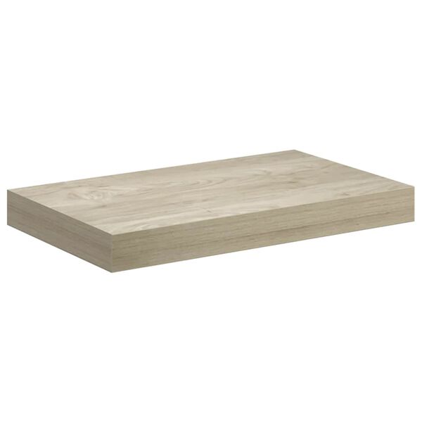 vidaXL Kelluva sein&auml;hylly tammi 40x23x3,8 cm MDF