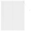 vidaXL Venezia-verho Valkoinen 150 x 120 cm Polyvinyylikloridi