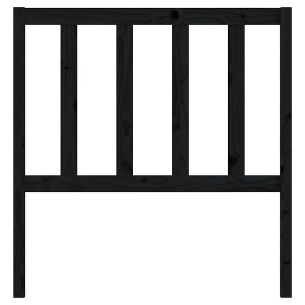 vidaXL S&auml;ngynp&auml;&auml;ty musta 81x4x100 cm t&auml;ysi m&auml;nty