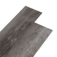 vidaXL Itsekiinnittyvä PVC lattialankku 5,21 m² 2 mm raidat puu