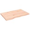 vidaXL P&ouml;yt&auml;levy 80x50x(2-4) cm k&auml;sittelem&auml;t&ouml;n t&auml;ystammi