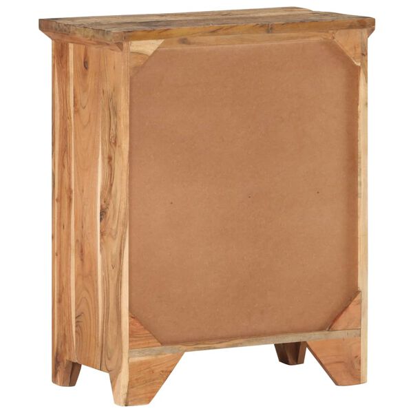 vidaXL Senkki 60x33x75 cm täysi akaasiapuu ja kierrätetty täyspuu