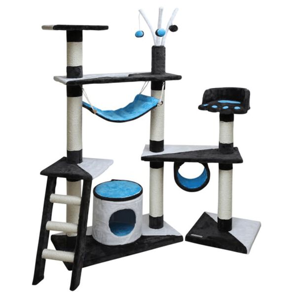 Kerbl Kissan kiipeilypuu Creativ 150 cm sininen 81505