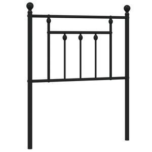 vidaXL Metallinen vaihtop&auml;&auml;ty musta 75 cm