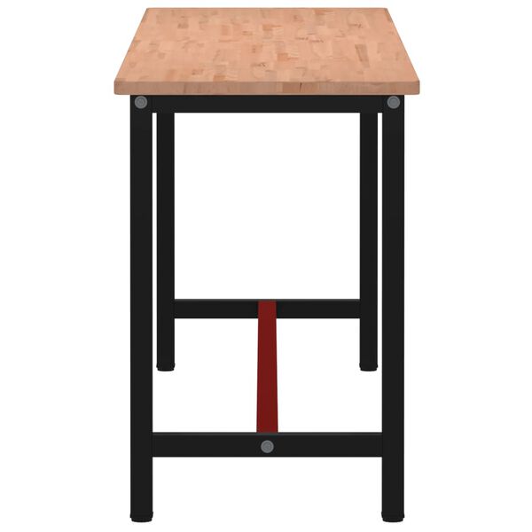 vidaXL Ty&ouml;penkki 200x55x81,5 cm t&auml;ysi py&ouml;kki ja metalli