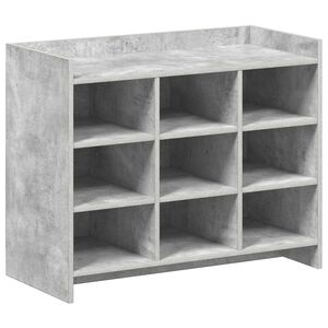 vidaXL Kenk&auml;kaappi Betoninharmaa 85 x 39,5 x 70 cm Tekninen puu