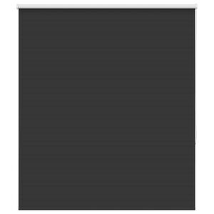 vidaXL Rullaverho Blackout Musta 130x130 cm Kankaan leveys 126,6 cm