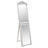 vidaXL Vapaasti seisova peili hopea 40x160 cm