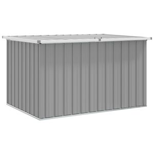 vidaXL Puutarhan varastoarkku harmaa 149x99x93 cm