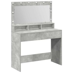 vidaXL Meikkip&ouml;yt&auml; Betoni Harmaa 100 x 41 x 135 cm Tekninen puu
