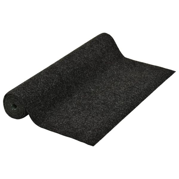 vidaXL Keinonurmi nastoilla 3x1 m antrasiitti