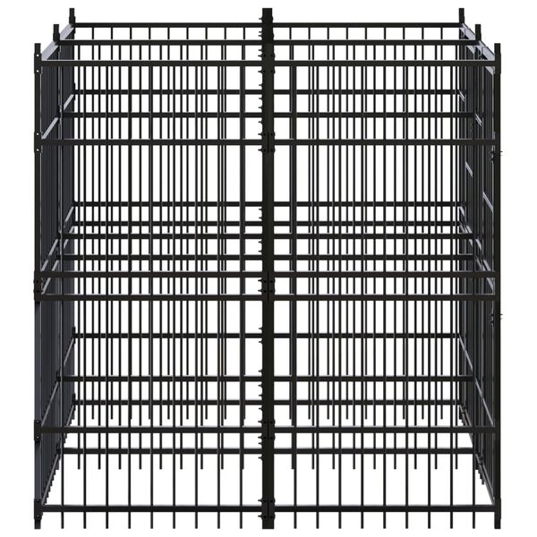 vidaXL Koiran ulkoh&auml;kki ter&auml;s 3,69 m&sup2;