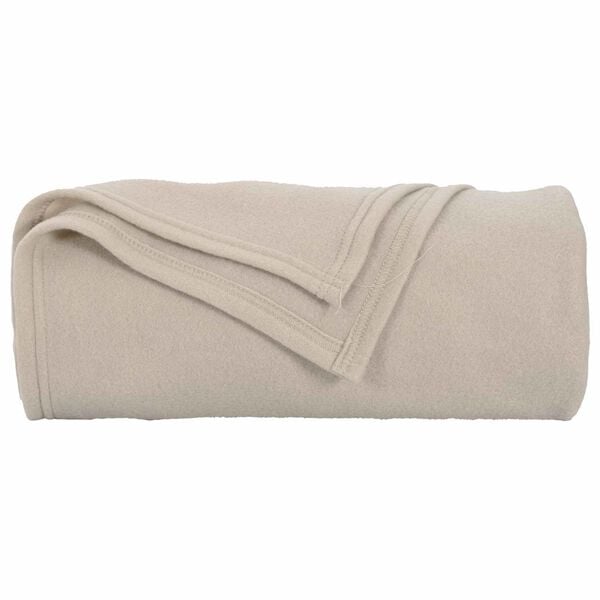 vidaXL Heittop&auml;&auml;llys 24 pcs Beige 240 x 220 cm Fleese