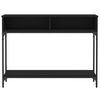 vidaXL Konsolip&ouml;yt&auml; musta 100x30,5x75 cm tekninen puu