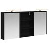 vidaXL Kylpyhuoneen kaappisetti 3 kpl 126 x 16 x 62.5 cm Tekninen puu