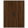 vidaXL Seinäkiinnitettävä kaappi ruskea tammi 69,5x34x90 cm